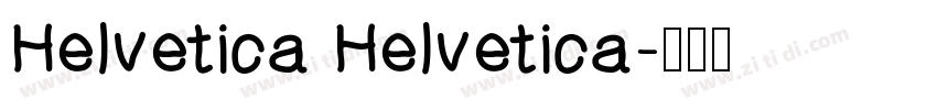 Helvetica Helvetica字体转换
